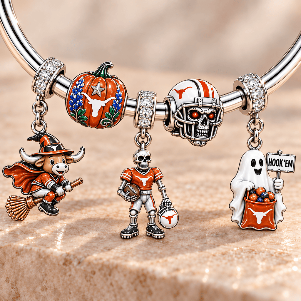 TLH Silver Charm Bracelet Set TMH
