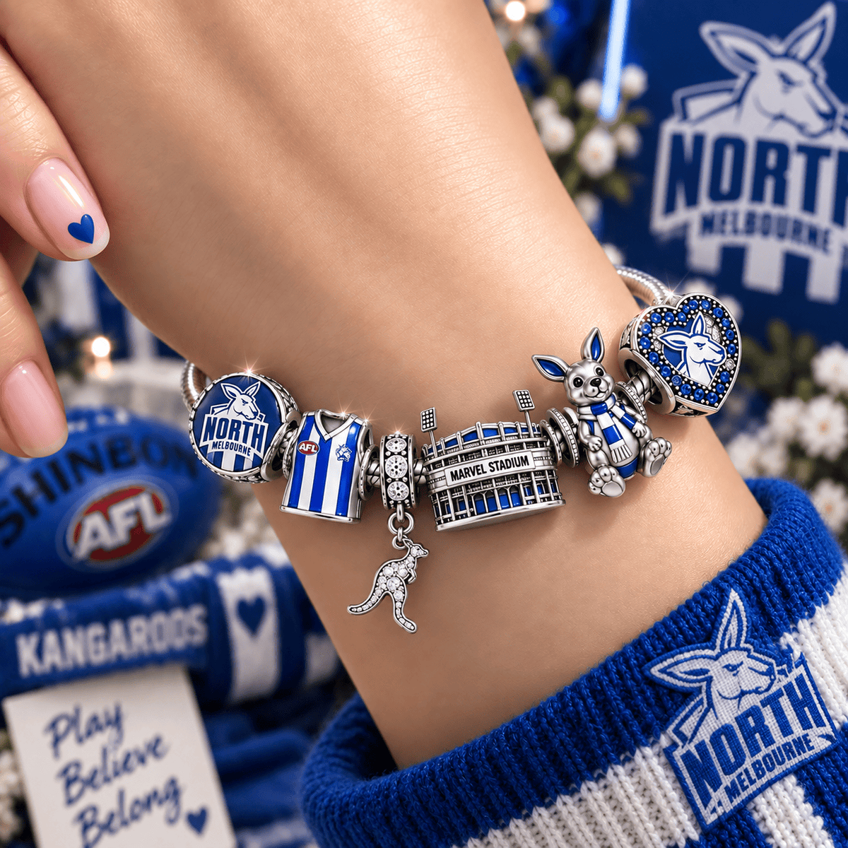 NMKS Gold Charm Bracelet Set VTH