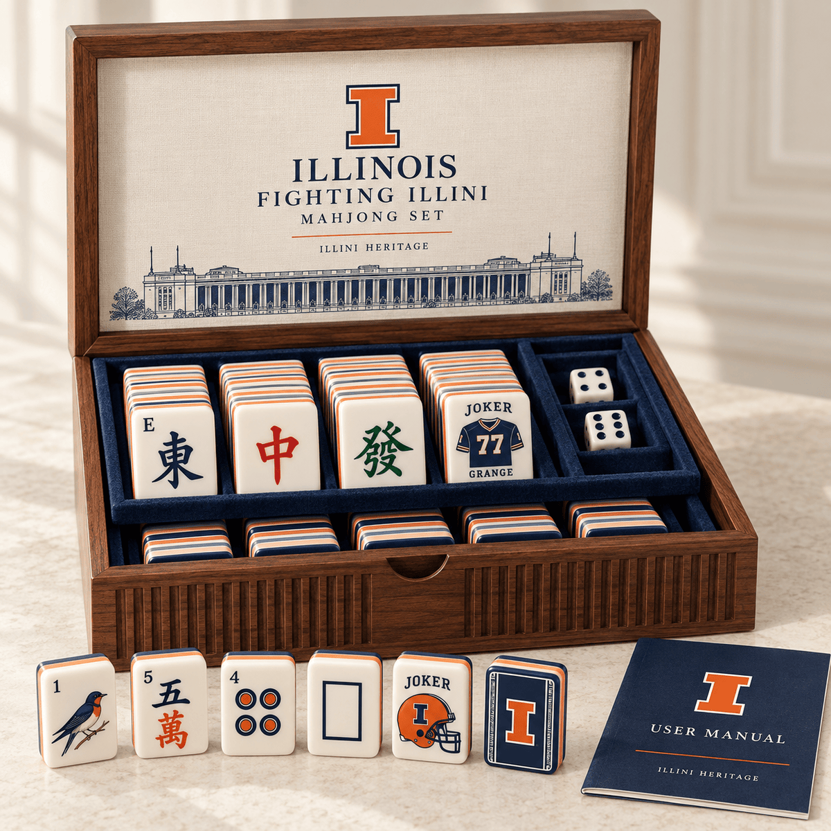 Premium IFI Mahjong Tiles Set TNSM