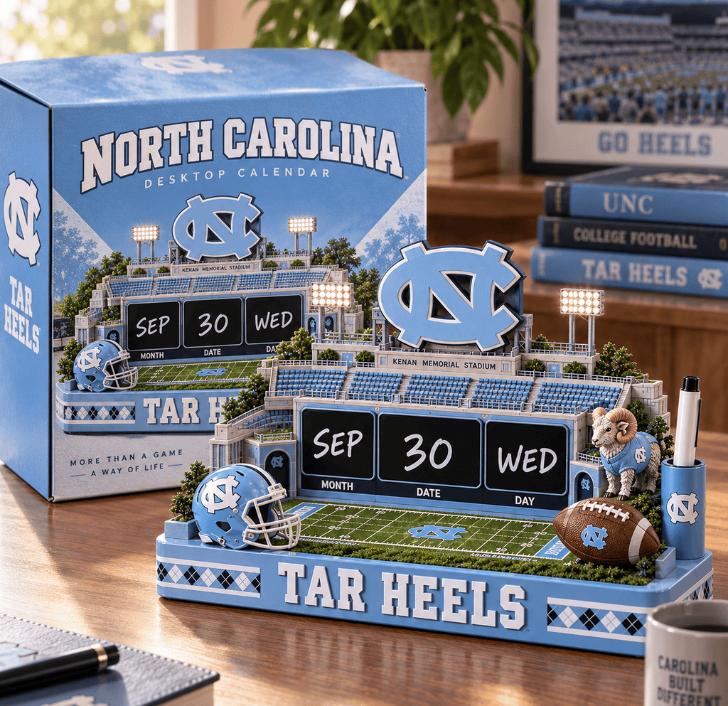 UNC Write-On Calendar With Pen HTTT