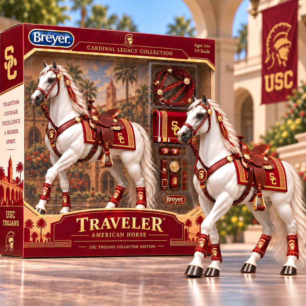 Premium USC Heritage Horse Collectible Set PDL