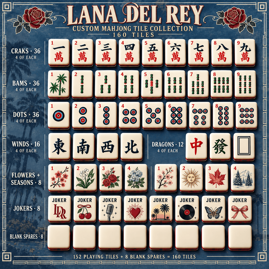 LDR Premium Mahjong Set – Game Night Edition PNPA