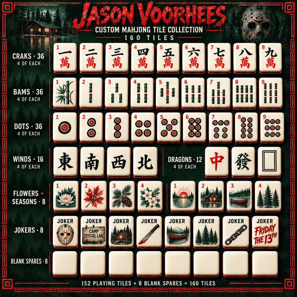 JAVOR Premium Mahjong Set – Game Night Edition PNPA