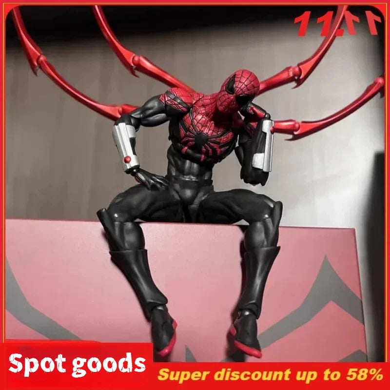 New Superior Spiderman Figure Action Figure Cool Collections 16cm Superior Spider Man Toys Figurine Statue Model Gifts Kids