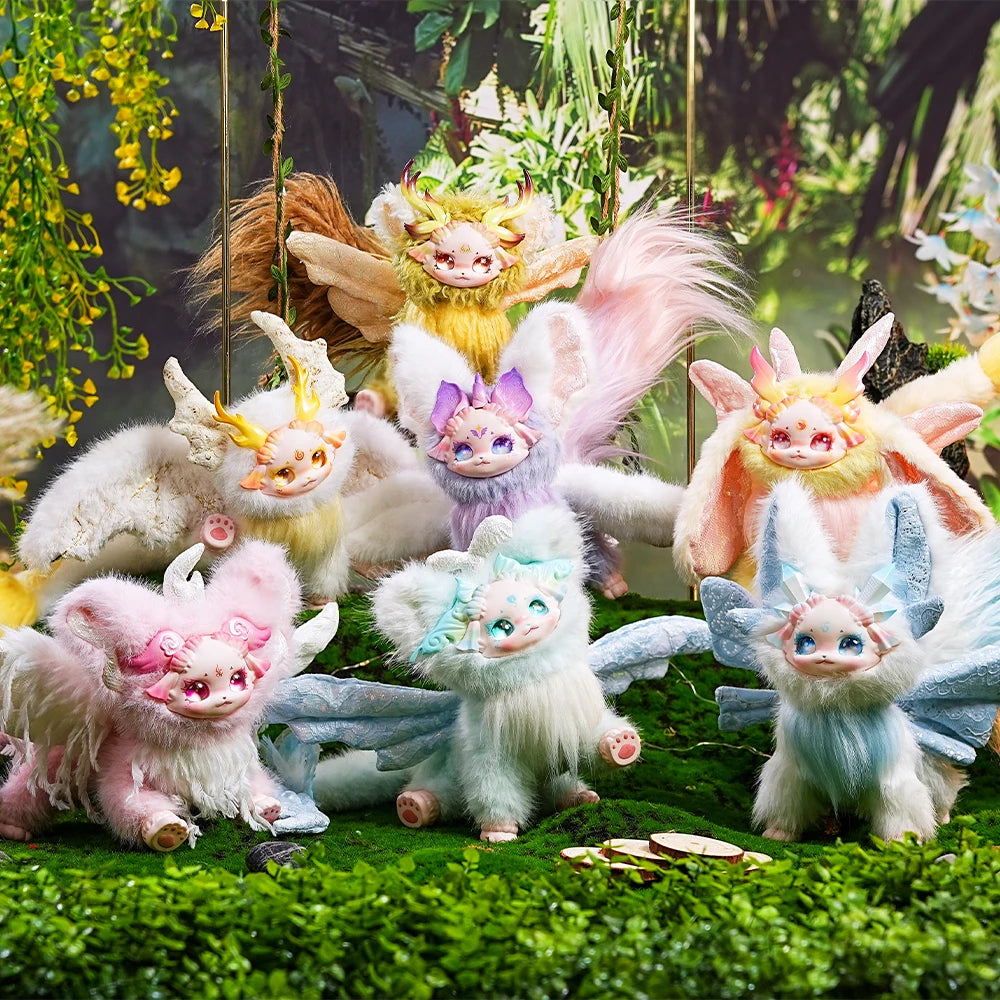 Blind Box Dumia Doll Illusion Creature Season 2 Skeleton Fantasy Biological Cute Collectible Kawaii Plush Toy Figure Kid Gift